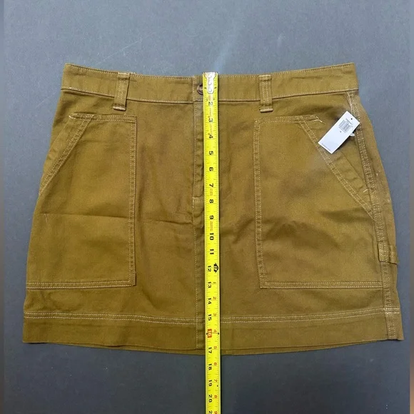 Old Navy Women's Olive Utility Mini Skirt NWT - Picture 6 of 6